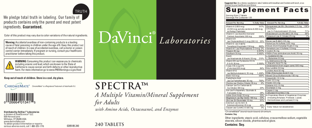 Spectra (California Only)