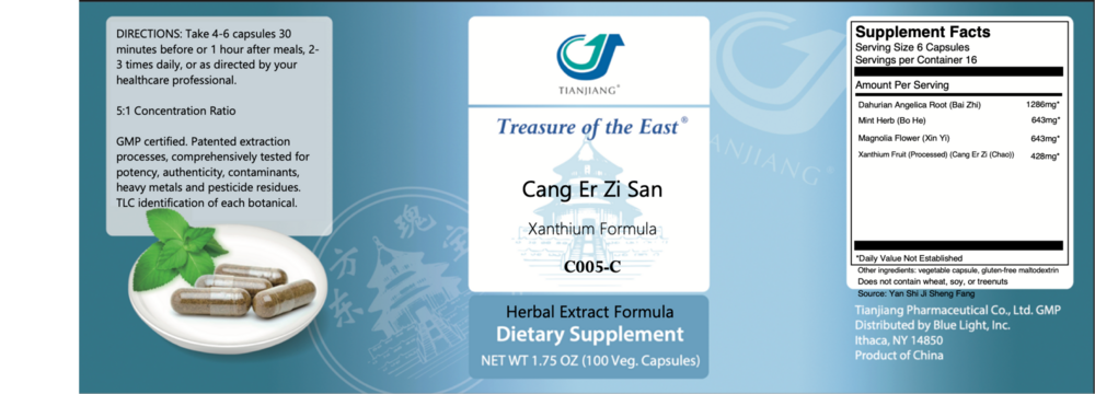 Cang Er Zi San Capsules - Xanthium Formu