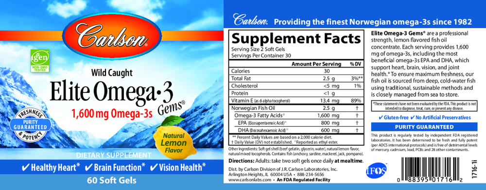 Elite Omega 3 Gems