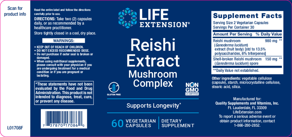 Reishi Extract Mushroom Complex