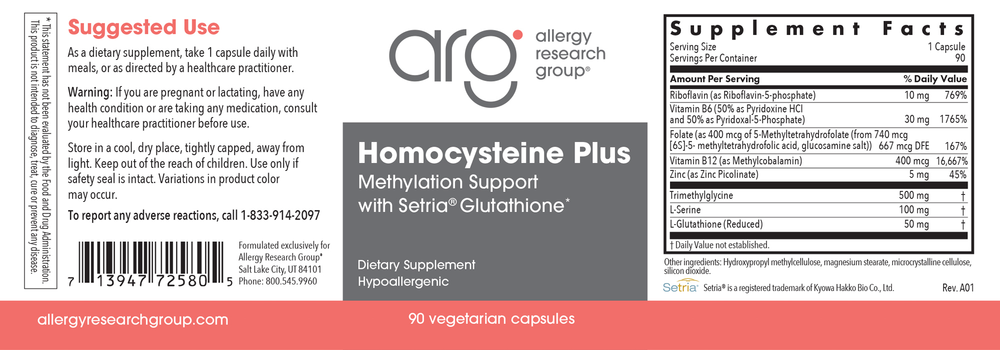 Homocysteine Plus
