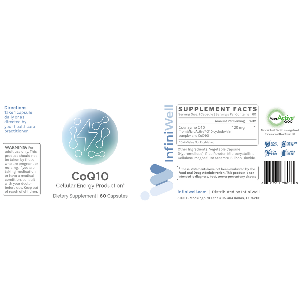 CoQ10- Superior Bioavailability with MicroActive Technology