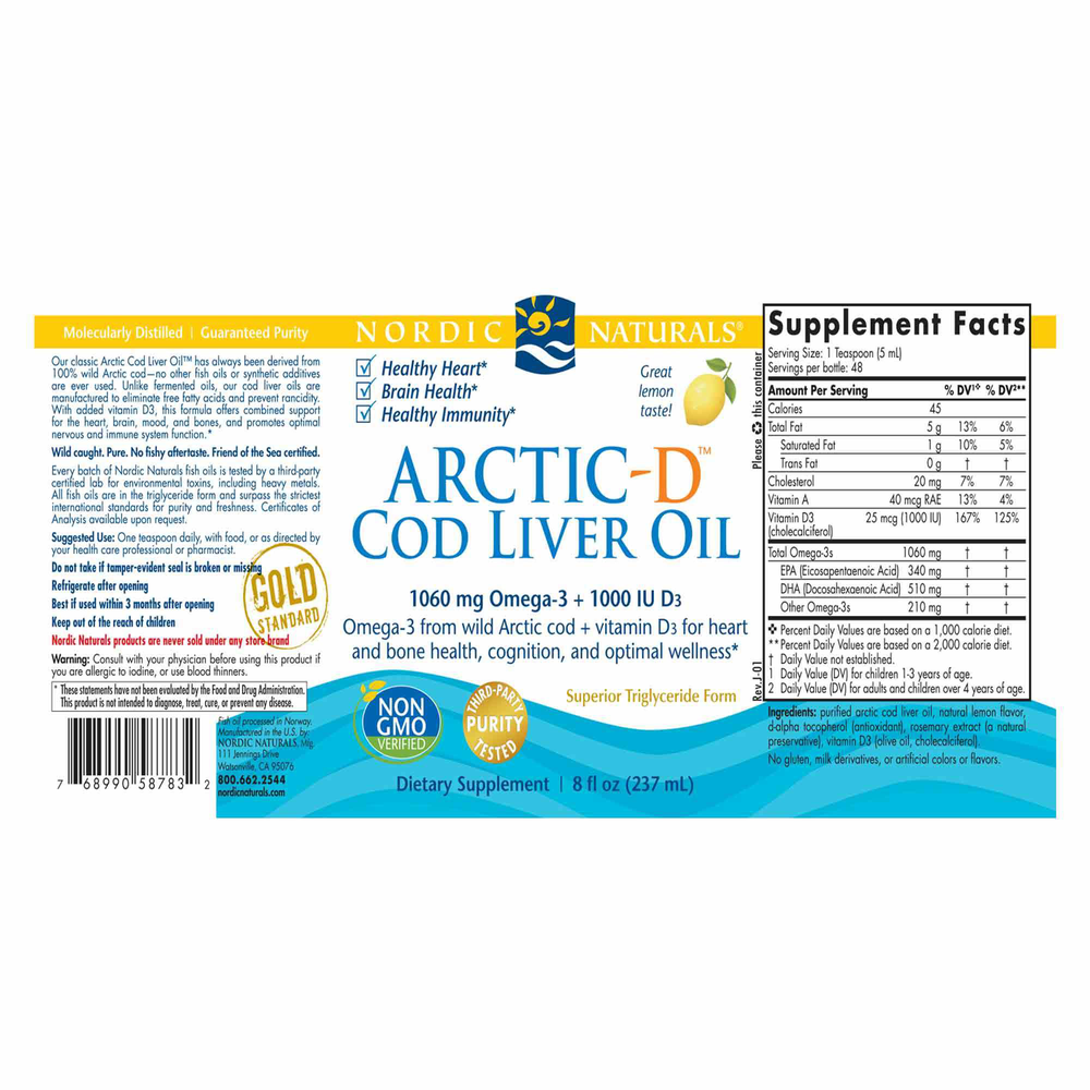 Arctic-D Cod Liver Oil™