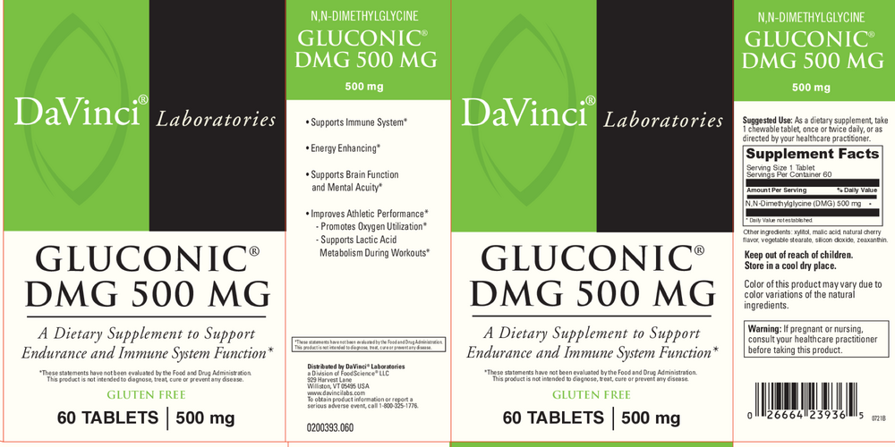 Gluconic DMG 500mg (chewable)