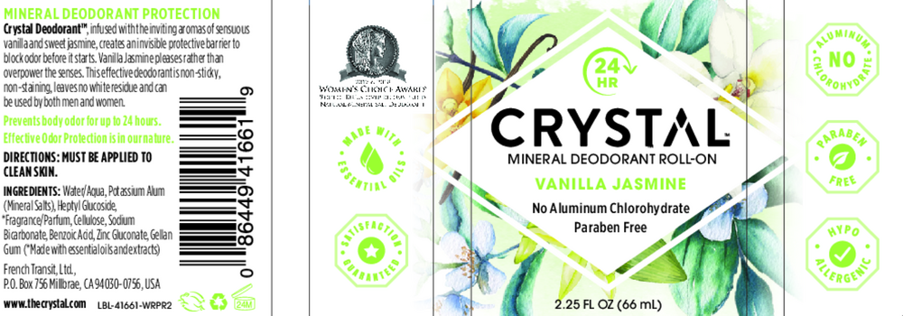 Vanilla Jasmine Body Spray Deodorant