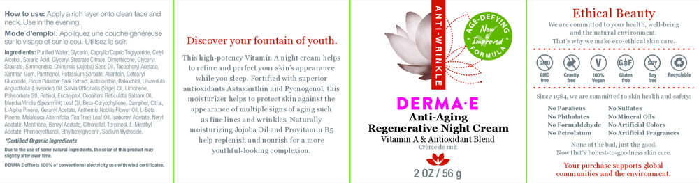Anti Aging Regenerative Night Cream