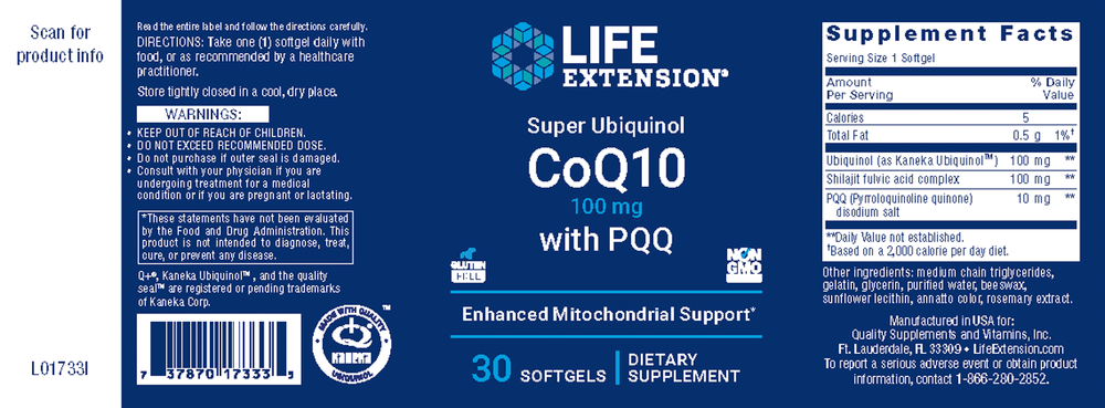 Super Ubiquinol CoQ10 with PQQ
