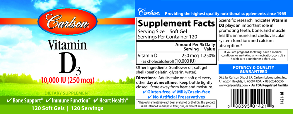 Vitamin D3 10,000IU