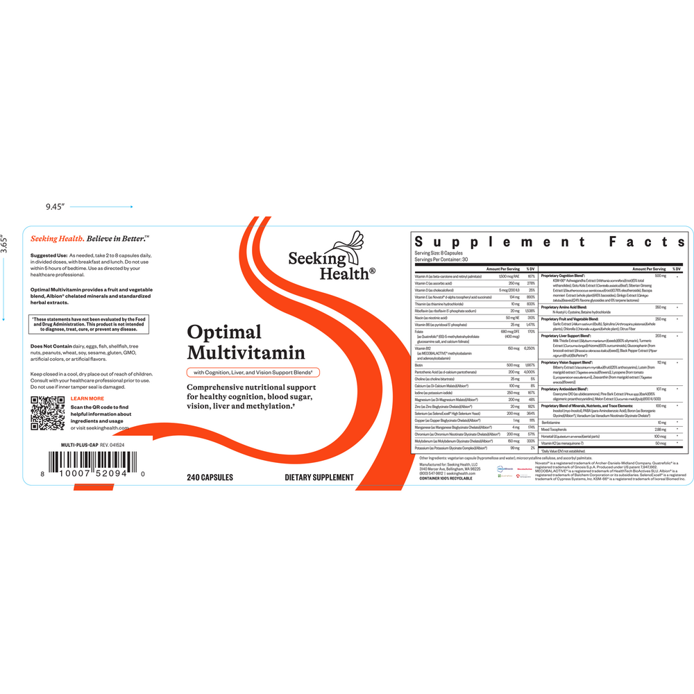 Optimal Multivitamin