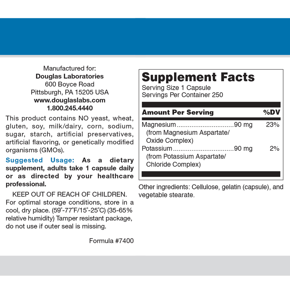 Magnesium-Potassium Complex