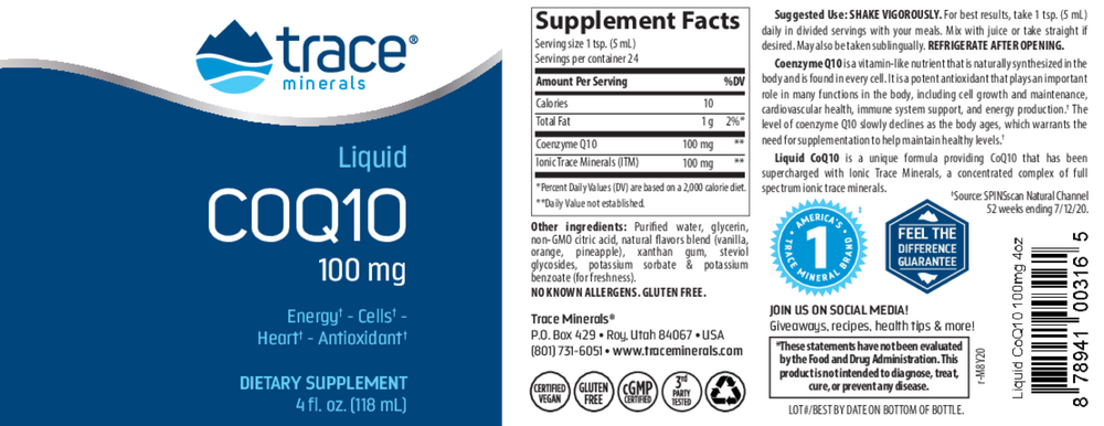 Liquid CoQ10 - 100mg