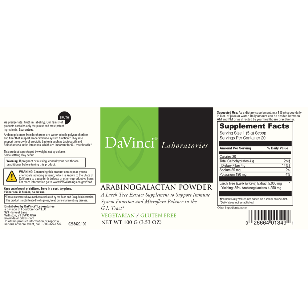 Arabinogalactan Powder (California Only)