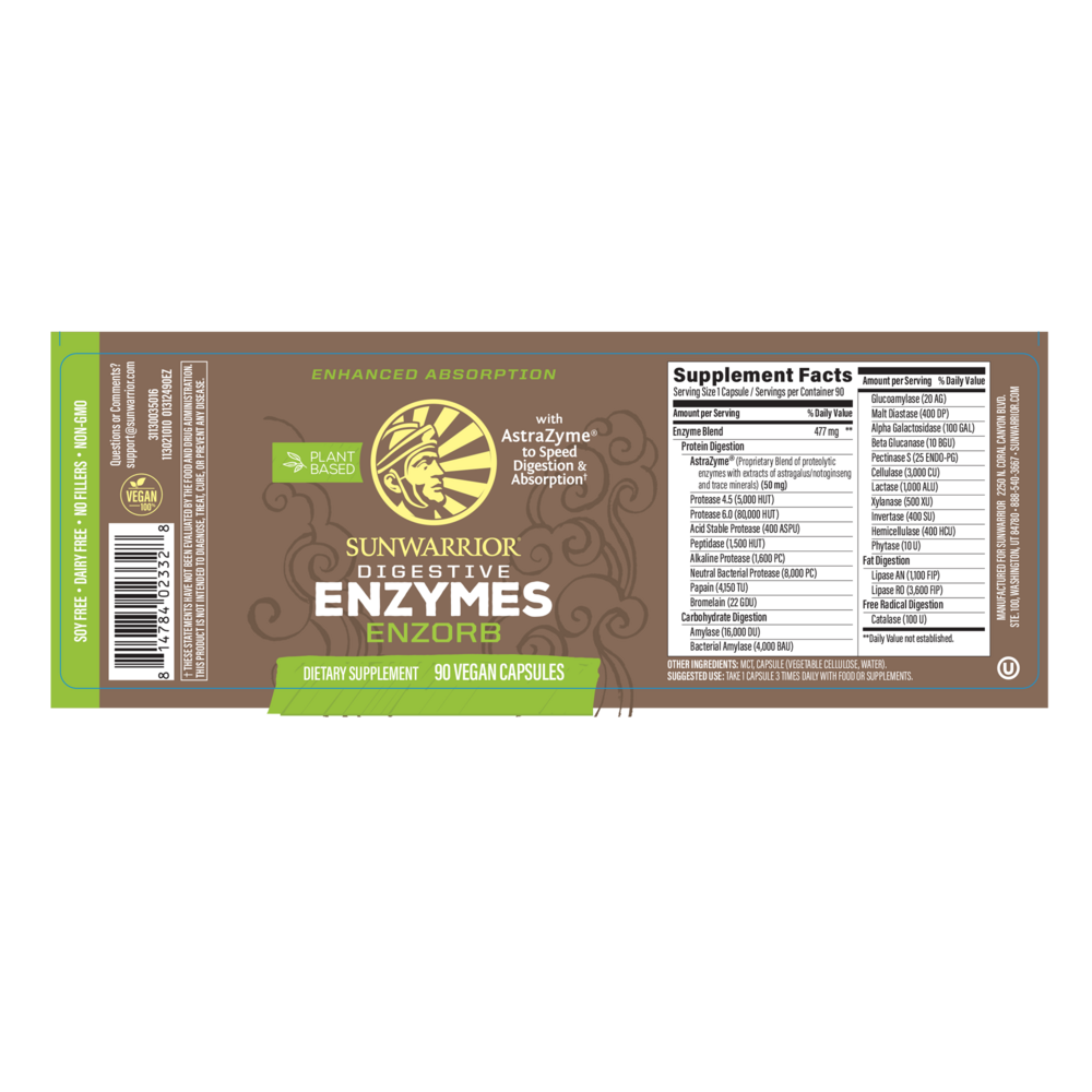 Sunwarrior Enzorb Digestive Enzymes