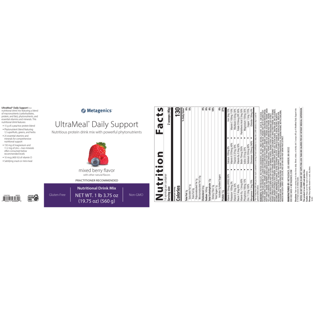UltraMeal® Daily Support, Mixed Berry (California Only)