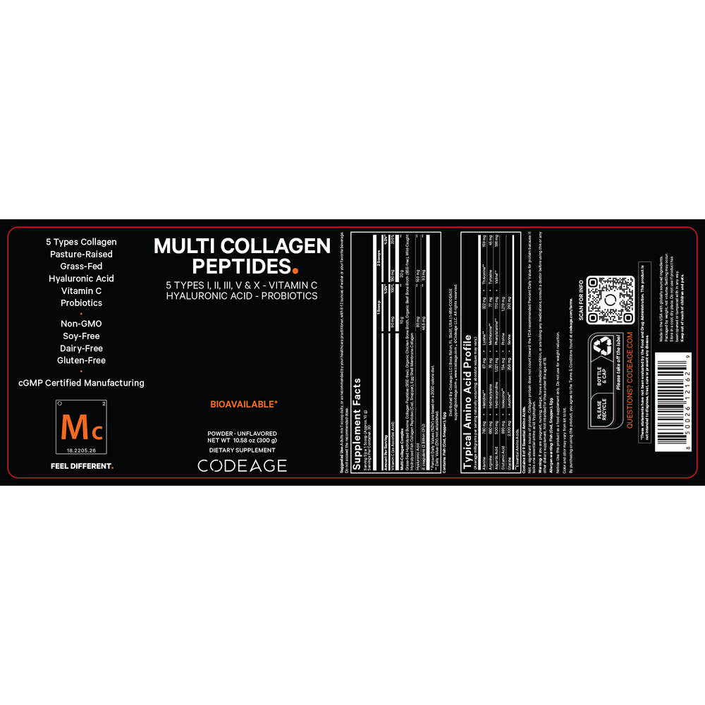 Hydrolyzed Multi Collagen Peptides Unflavored