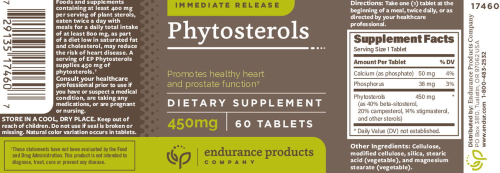 Immediate Release Phytosterols 450mg