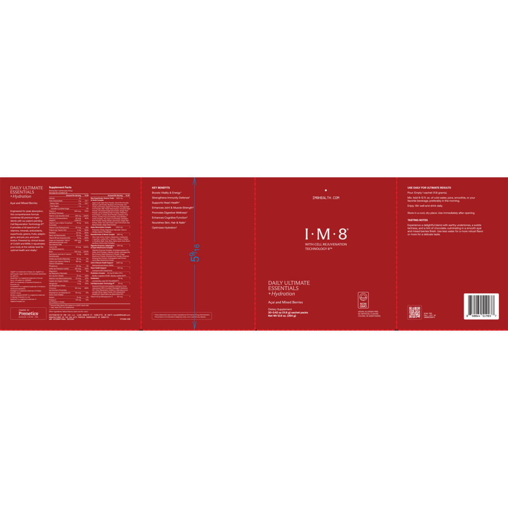 Daily Ultimate Essentials: All-in-One Supplement (Single-Serve Sachets)