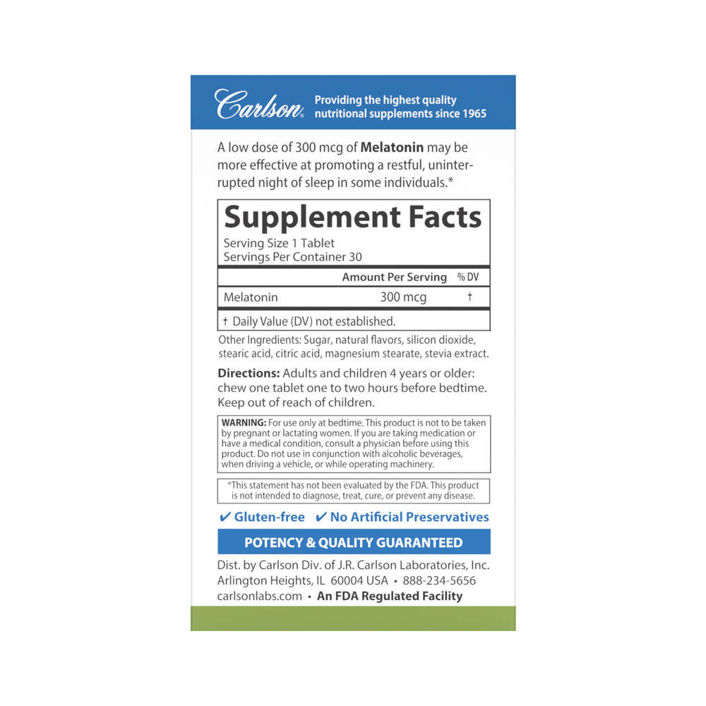 Melatonin - 300 mcg