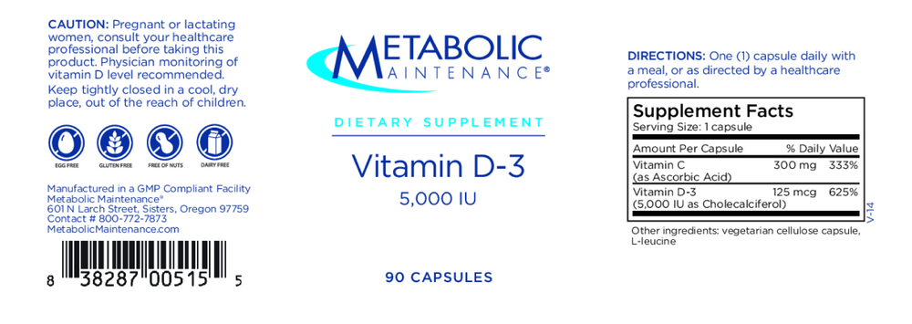 Vitamin D-3 [5,000 IU]