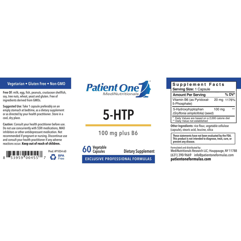 5 HTP 100mg w/Vitamin B6