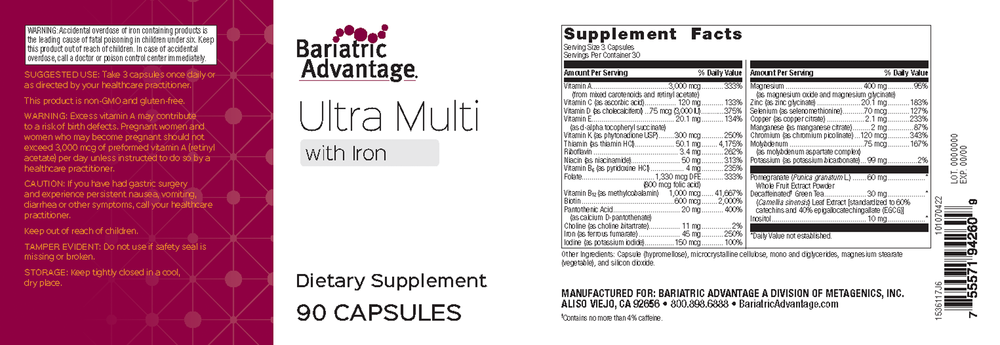 Ultra Multi Formula with Iron