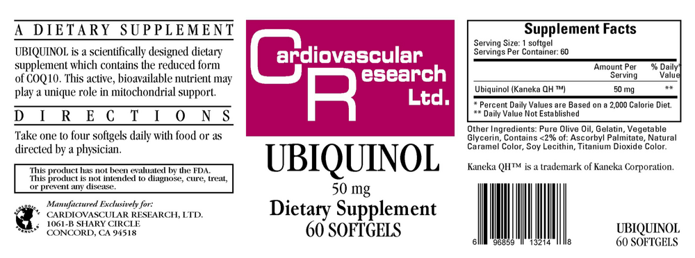 Ubiquinol 50mg