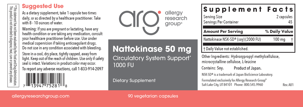 Nattokinase 50 mg NSK-SD®