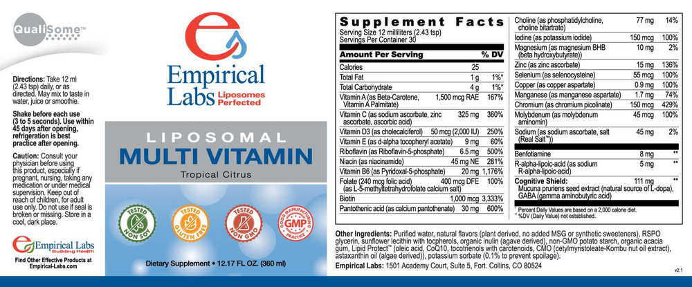 Liposomal Multivitamin