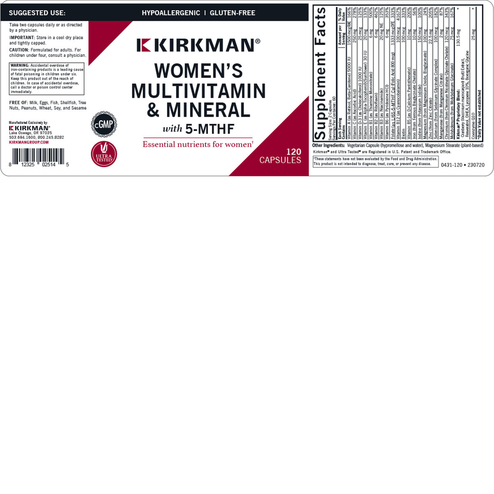 Women's Multi-Vitamin & Mineral