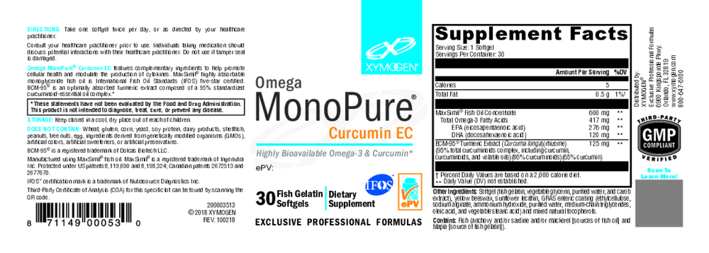 Omega MonoPure Curcumin EC