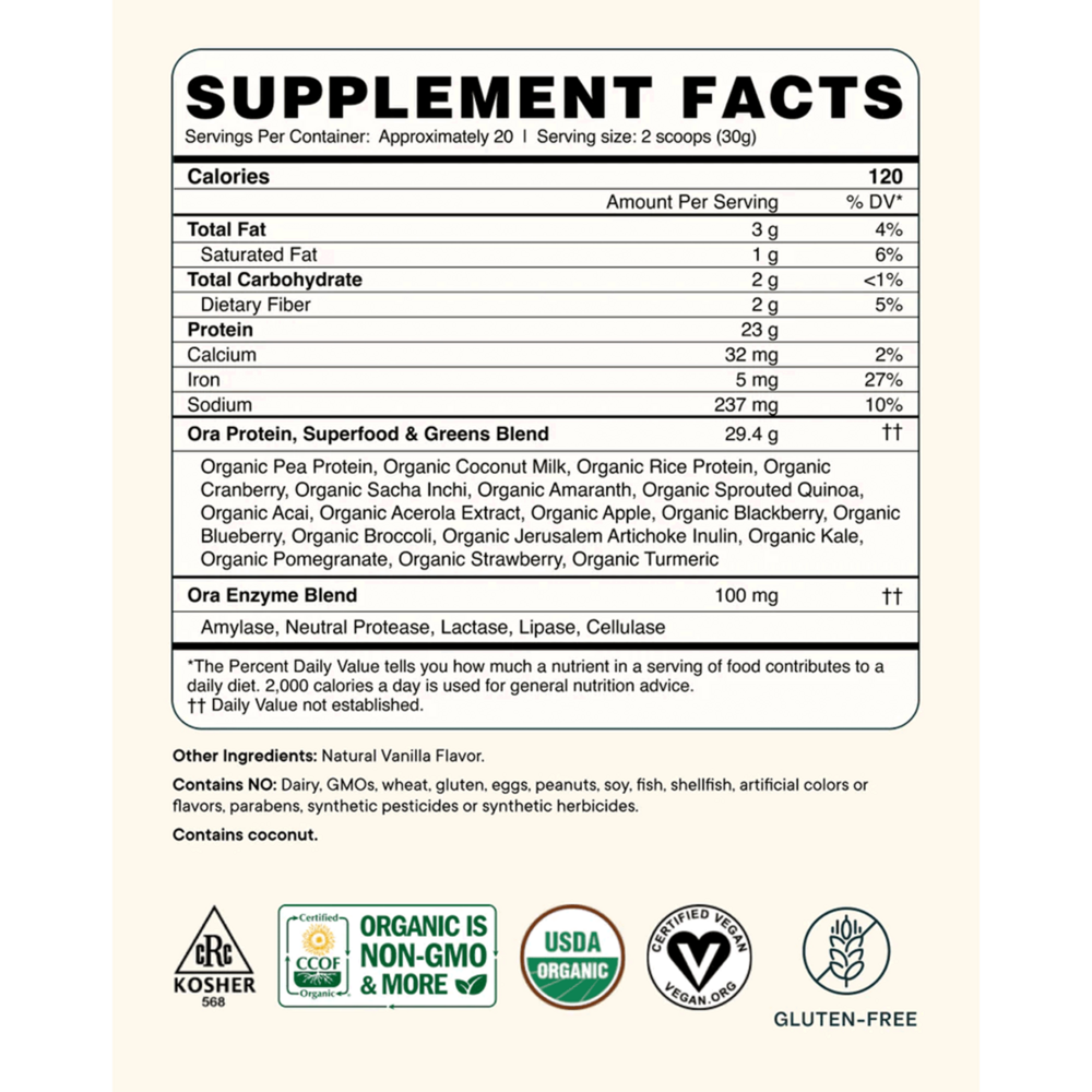 So Lean & So Clean, Plant Protein, Unsweetened