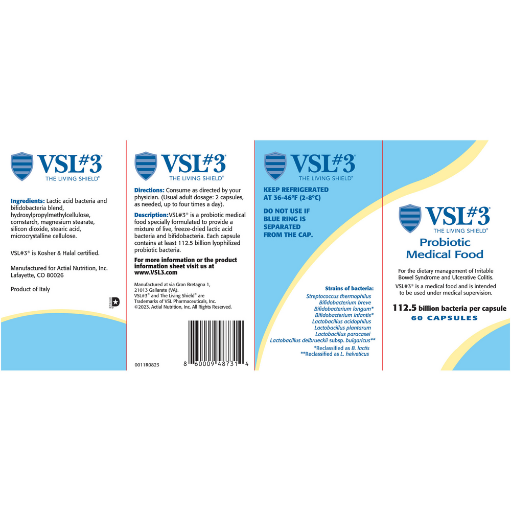 High-Potency, Multi-Strain Probiotic Capsules (112.5B CFU)