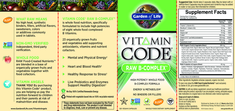 Vitamin Code RAW B-Complex