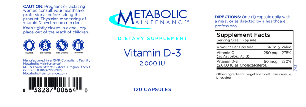 Vitamin D-3 [2,000 IU]