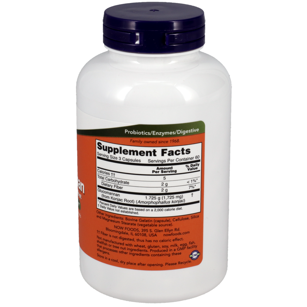 Glucomannan 575mg Capsules