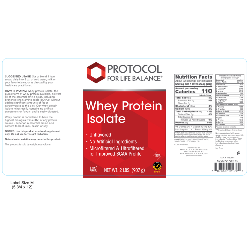 Whey Protein Isolate Pure