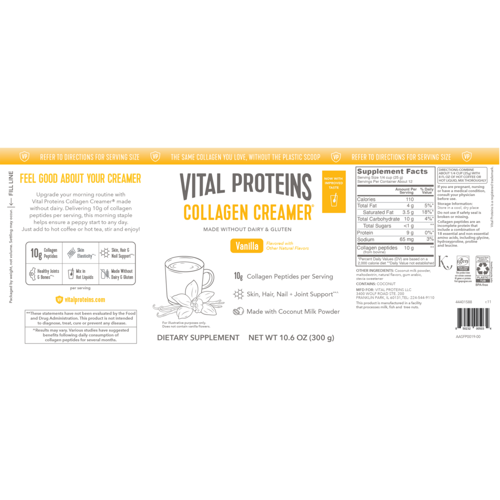 Collagen Creamer Vanilla