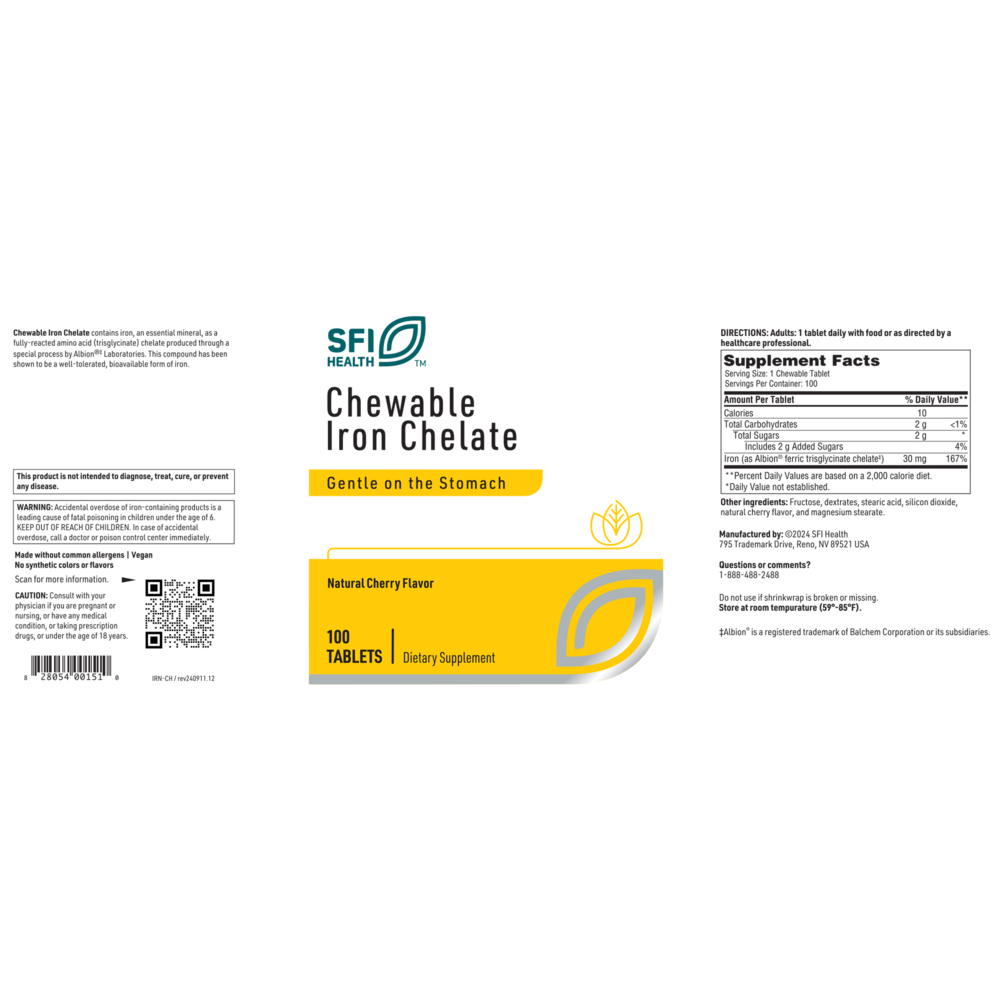 Chewable Iron Chelate