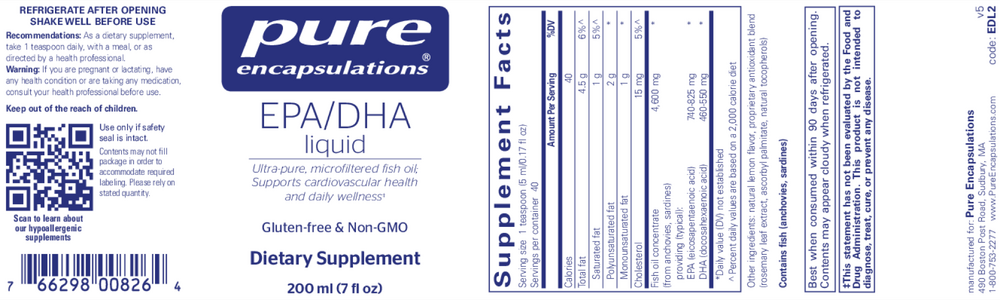 EPA/DHA Liquid