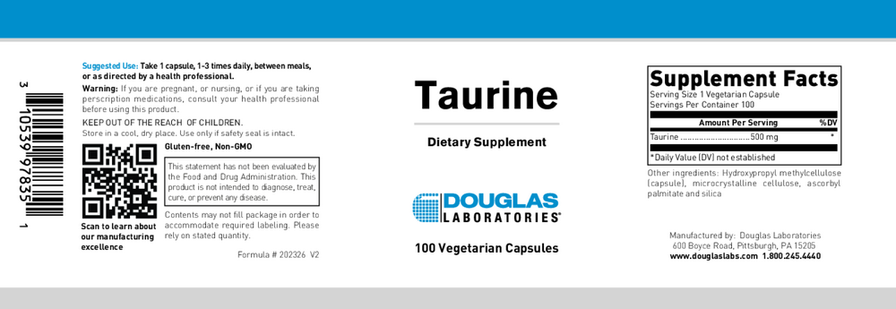 Taurine 500mg