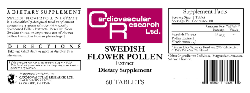 Swedish Flower Pollen 63mg