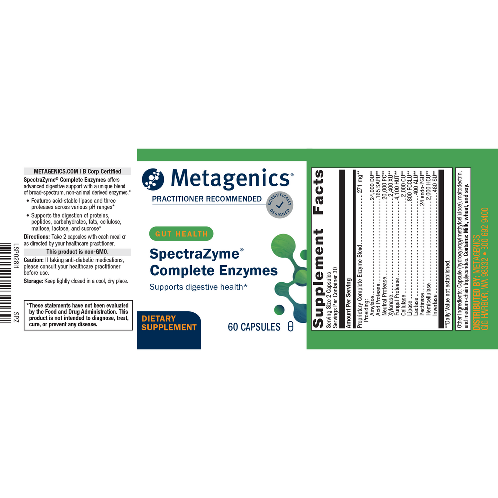 SpectraZyme Complete Enzymes