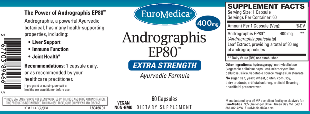Andrographis EP80™ Extra Strength