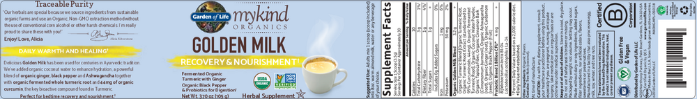 myKind Organics Golden Milk Powder