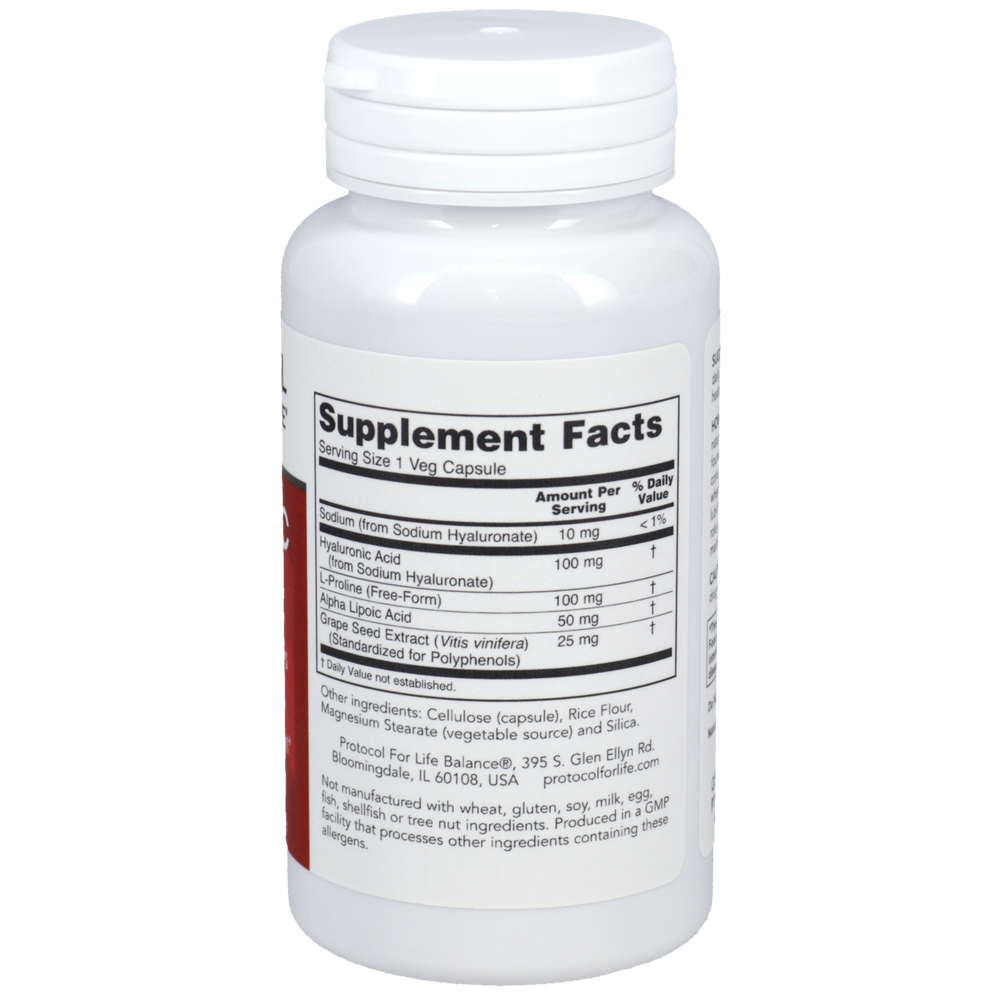Hyaluronic Acid 100mg with Co-factors