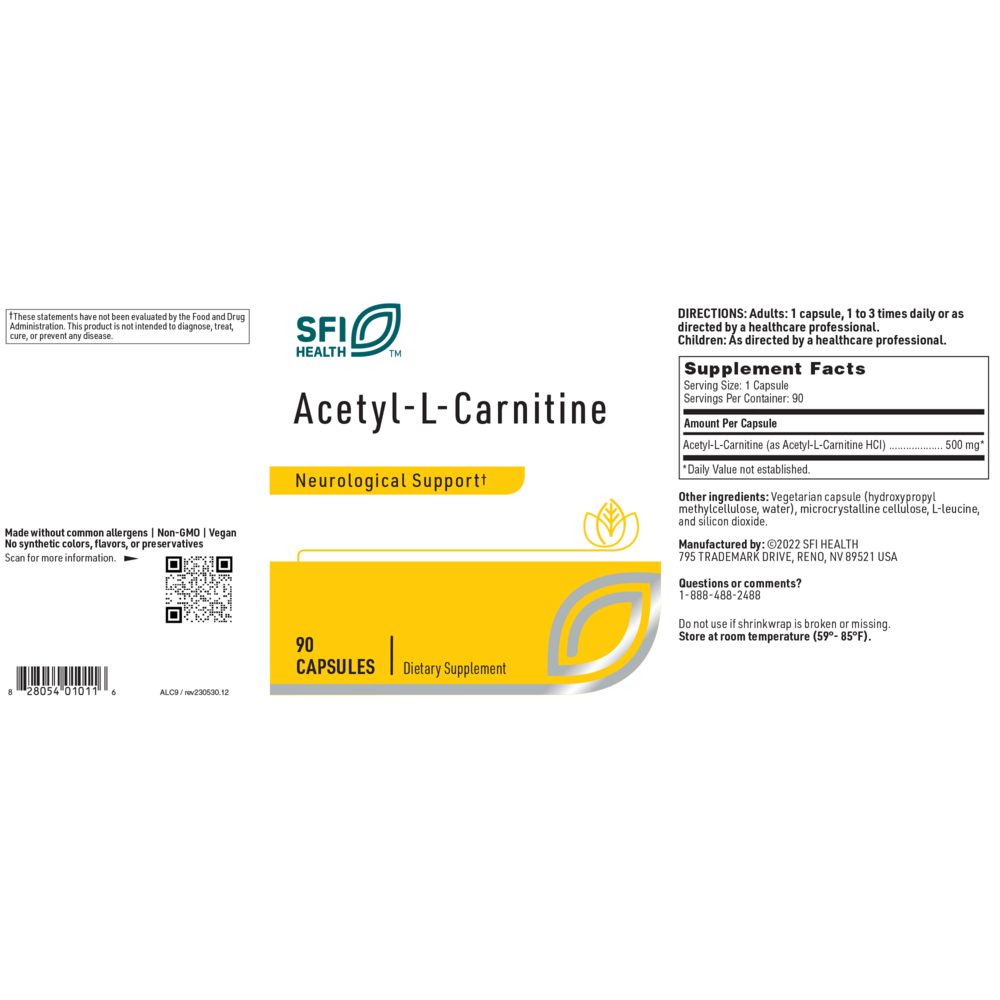 Acetyl-L-Carnitine 500mg