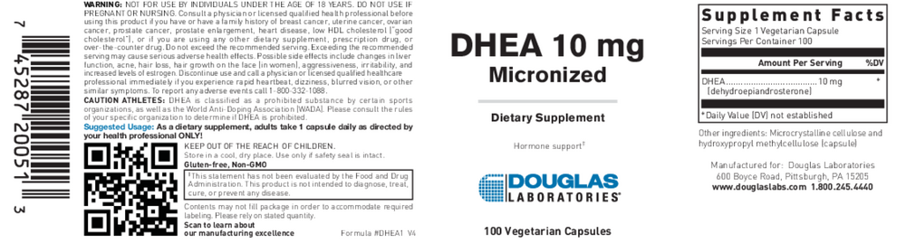 DHEA 10mg (Micronized)