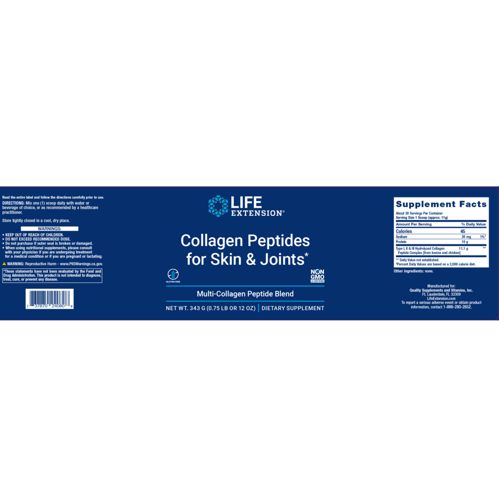Collagen Peptides for Skin & Joints*
