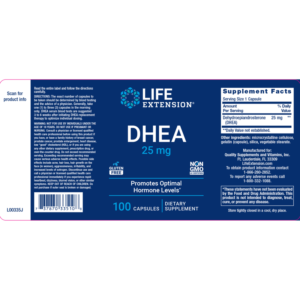DHEA 25mg