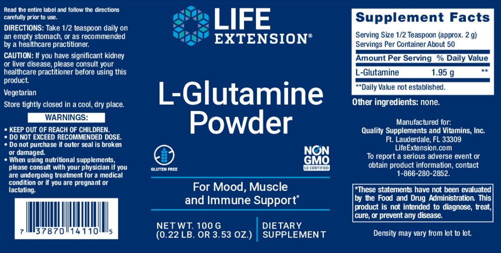 L-Glutamine 500mg